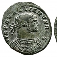 Aureliano (270-275 d.C.): antoniniano "CONCORDIA MILITVM" (RIC#218), grammi 4.15, mm 23