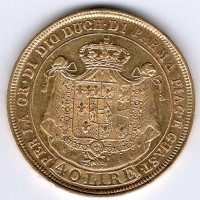 Parma, Maria Luigia (1815-1847): 40 lire 1815 (Gigante#1)
