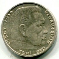 Germania, Terzo Reich (1933-1945): 2 marchi 1939-A "Svastica" (KM#93)
