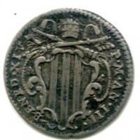 Roma, Benedetto XIV (1740-1743): grosso 1743 (Muntoni#76)
