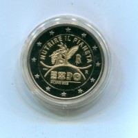 Italia 2015: 2 euro commemorativo "EXPO" -PROOF- nella scatola originale