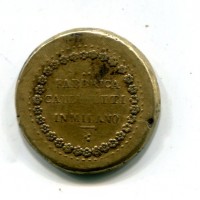 Peso Monetale: "Peso della Sovrana Austriaca del Lom. Ven.", gr.11,25, diametro mm26
