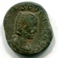 Otacilia Severa (244-249 d.C.): sesterzio "CONCORDIA AVGG" (RIC,IV#203a)
