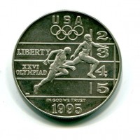 USA: 1 dollaro 1995-P "XXVI Olimpiadi Atletica Leggera""