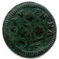 Ravenna, Benedetto XIV (1740-1758): quattrino (Muntoni#732)
