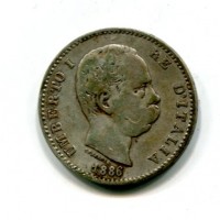 Umberto I (1878-1900): 1 lira 1886 (Gigante#37)