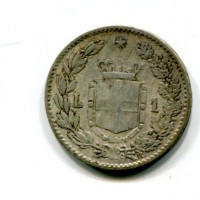 Umberto I (1878-1900): 1 lira 1886 (Gigante#37)
