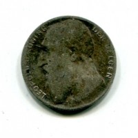 Belgio, Leopoldo II (1865-1909): 50 centimes 1901 (KM#51)