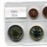 Italia 2016: serie euro, confezionata da privati