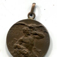 Torino: medaglia "Società Sportiva Torino", diametro 26 mm, gr.8,67