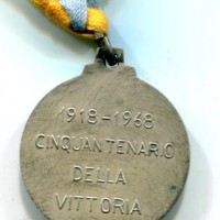 Luino (VA) 1968: medaglia per il cinquantenario della Vittoria gr. 8,30