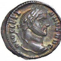 Diocleziano (284-305 d.C.): argenteo "VIRTVS MILITVM" (RIC#27a), grammi 2.89. Ex asta Nomisma lotto 370