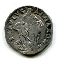 Roma, Paolo V (1605-1621): testone (Muntoni#56), gr.9,36
