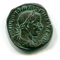 Gordiano III (238-244 d.C.): sesterzio "LAETITIA AVG" 18,10g (Cohen#12...