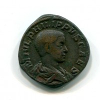 Filippo II (247-249 d.C.): sesterzio "PRINCIPI IVVENT" 17,08g (Cohen#55)