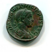 Filippo II (247-249 d.C.): sesterzio "LIBERALITAS AVGG III" 17,73g (Cohen#18)