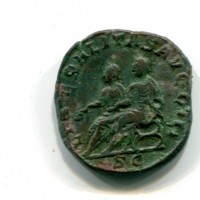 Filippo II (247-249 d.C.): sesterzio "LIBERALITAS AVGG III" 17,73g (Cohen#18)