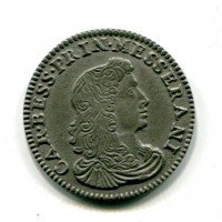 Messerano, Carla Besso Ferrero Fieschi (1685-1690): prova della lira 1690 (CNI#7)