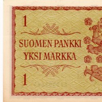 Finlandia: 1 Markka 1963 (Pick#P8E)