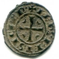 Messina, Federico II (1197-1250): denaro del 1245 (MIR,33#100)
