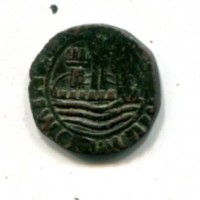 Portogallo, Joao III (1481-1495): ceitil "Adivtorium Dominvs: Gi" (Gomez#j2-04-01), gr.2,61
