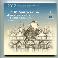 Italia 2017: serie annuale, 8 pezzi "400° Anniversario del completamento della Basilica di San Marco"