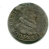 Polonia, Sigismondo III (1587-1632): ort 1624, zecca di Danzica (KM#15.2)
