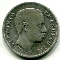 Vittorio Emanuele III (1900-1943): 1 lira 1905 "Aquila Sabauda" (Gigante#129)
