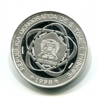 Saò Tomè e Principe: 1000 dobras 1998 "Jubileo 2000" (KM#132)