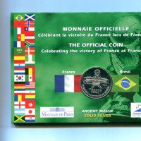 Francia, Quinta Repubblica (dal 1959): 5 franchi 1998 "Finale Coppa Del Mondo Francia-Brasile" (KM#1212)