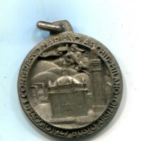 Busto Arsizio 1947: medaglia "Primo Congresso Mariano", diametro 35 mm