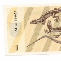 Lituania: 1 talonas 1991(Pick#32a)