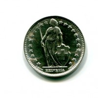 Svizzera, Confederazione: 1 franco 1962