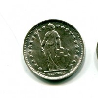 Svizzera, Confederazione: 1 franco 1967
