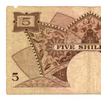 Africa Orientale: 5 scellini 1958/60 (Pick#37)
