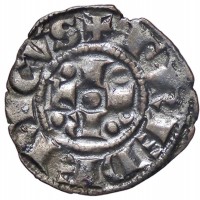 Milano, monetazione comunale a nome di Federico II (1185-1310): denaro piano (MIR#59/1), grammi 0.82