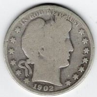 USA: 1/2 dollaro 1902 "Barber"
