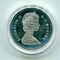 Canada, Elisabetta II (1952-2022): 1 dollaro 1988 "Fabbri" (KM#161), in confezione originale
