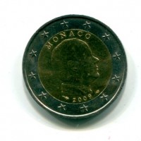 Monaco 2009: 2 euro  "Principe Alberto"
