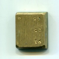 Peso Monetale: "Scudo Nuovo Genova", gr. 33,34