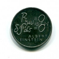 Svizzera, Confederazione: 5 franchi 1979 "A. Einstein" (KM#58)