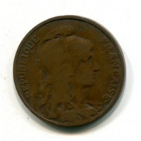 Francia, Terza Repubblica (1871-1940): 10 centesimi 1898 "Dupuis" (Gadoury#277)
