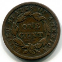 USA: 1 cent. 1838 "Matron Head"
