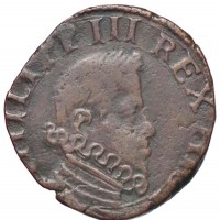 Milano, Filippo IV ()1621-1665): quattrino (Crippa#27; MIR#376/1), grammi 2.21