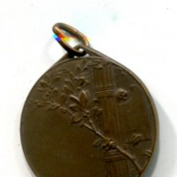 Passo della Presolana: medaglia 1928 "Gita Sociale", diametro 27mm