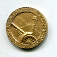 Varese 1938: medaglia "Raduno Batterie Lombarde", diametro 31mm