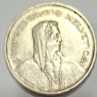 Svizzera, Confederazione: 5 franchi 1949