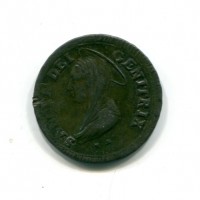 Roma, Pio VI (1775- 1799): Madonnina da 5 baiocchi 1797 (Berman#987)