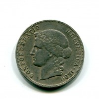 Svizzera, Confederazione: 5 franchi 1890