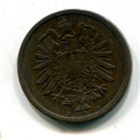 Germania, Guglielmo I (1871-1888): 2 pfennig 1875-E (KM#2)
